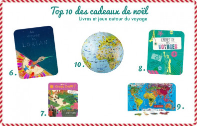 idee cadeau noel enfants autour du voyage (livres et jeux)